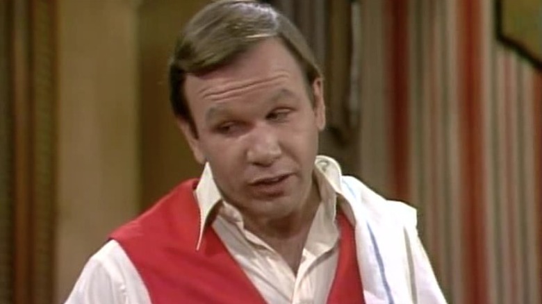 Brad Blaisdell as Mike in a Three's Company scene