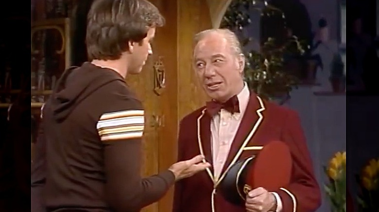 Mickey Deems in Three's Company episode delivering singing telegram