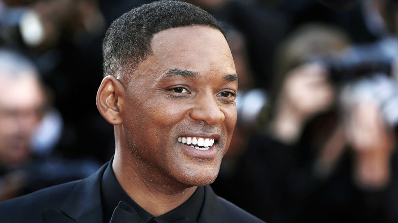 Will Smith smiles