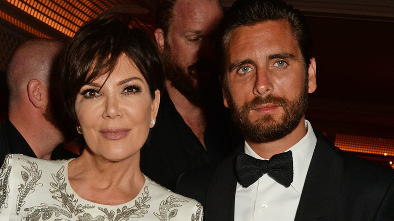 Kris Jenner and Scott Disick at an event