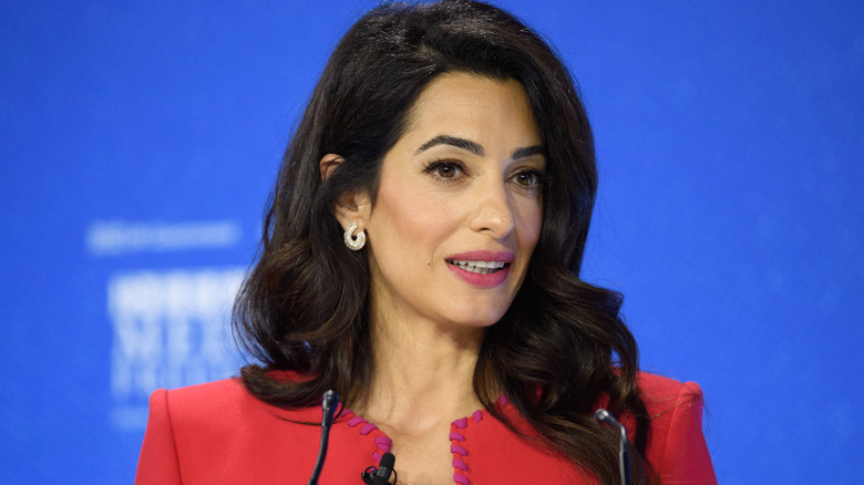 Amal Clooney speaking