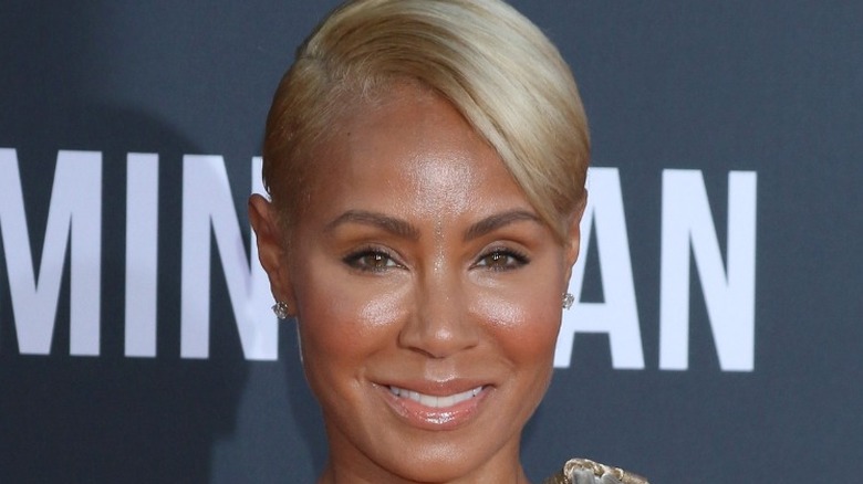 Jada Pinkett Smith with blonde hair