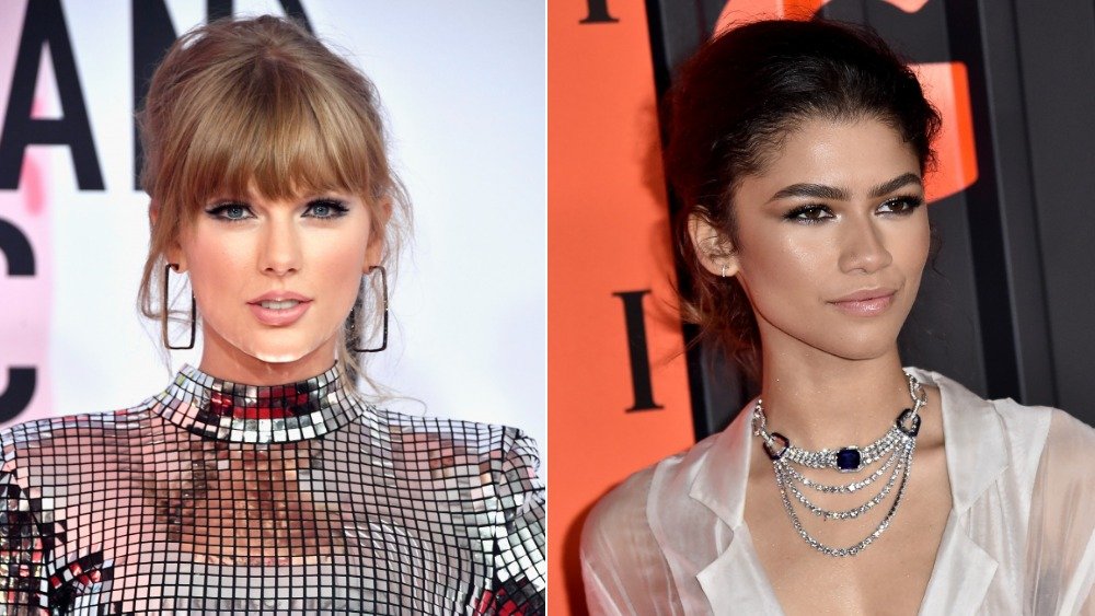 Split image of Taylor Swift, Zendaya