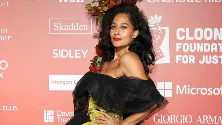 Tracee Ellis Ross posing at event