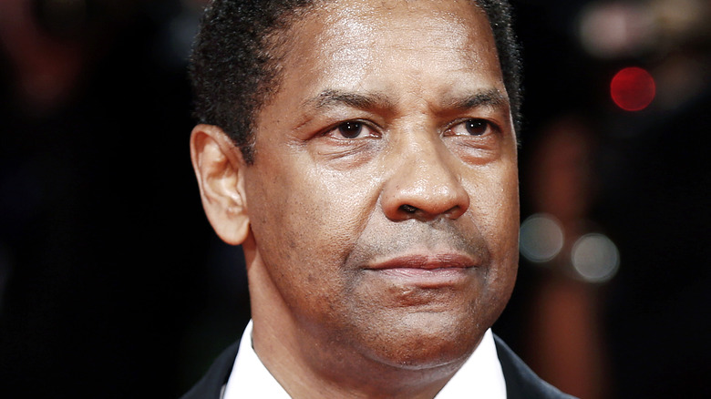 Denzel Washington smirking