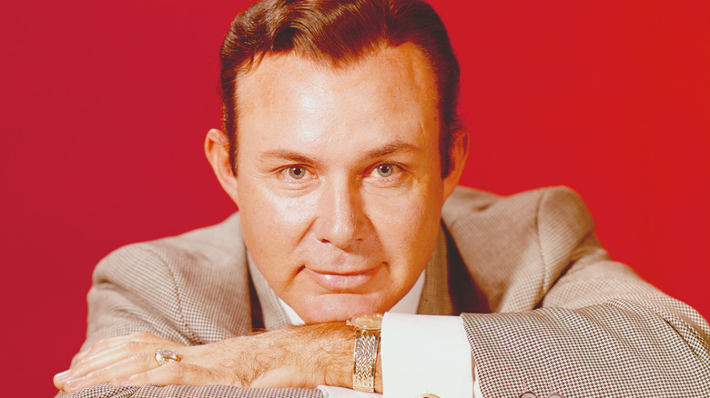 Jim Reeves resting hands on chin