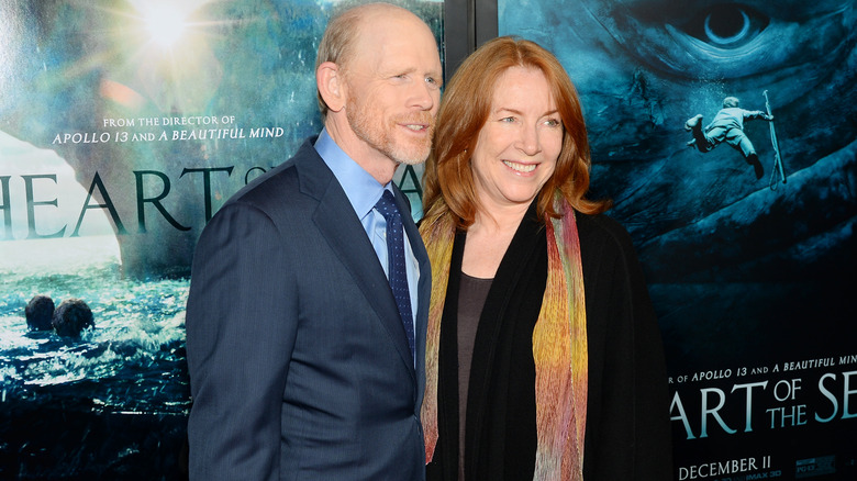 Ron Howard and Cheryl Alley on the red carpet