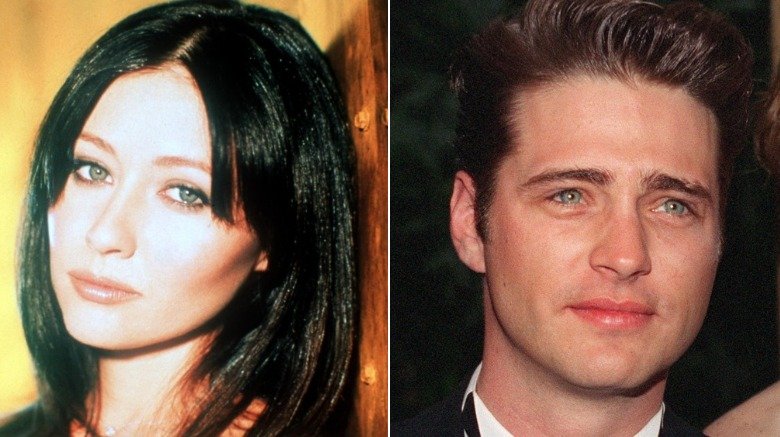 Shannen Doherty and Jason Priestley