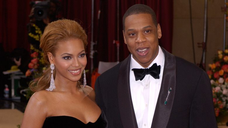 Jay Z and Beyoncé on red carpet