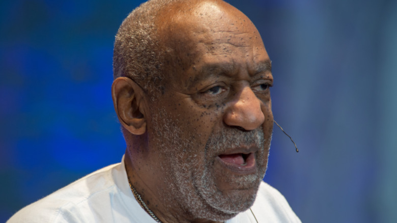 Bill Cosby mouth open