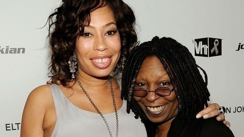 Alexandria Martin and Whoopi Goldberg smiling