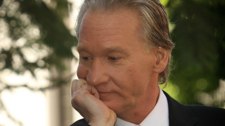 Bill Maher looks despondent