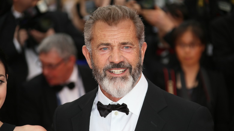 Mel Gibson smiling