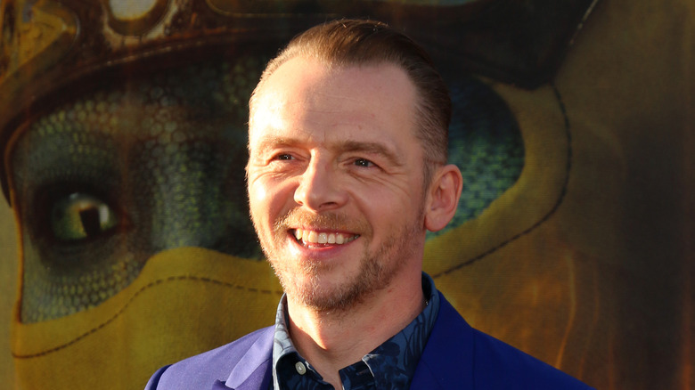 Simon Pegg smiling