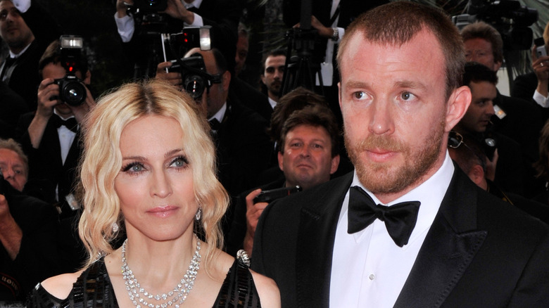 Madonna and Guy Ritchie look strained