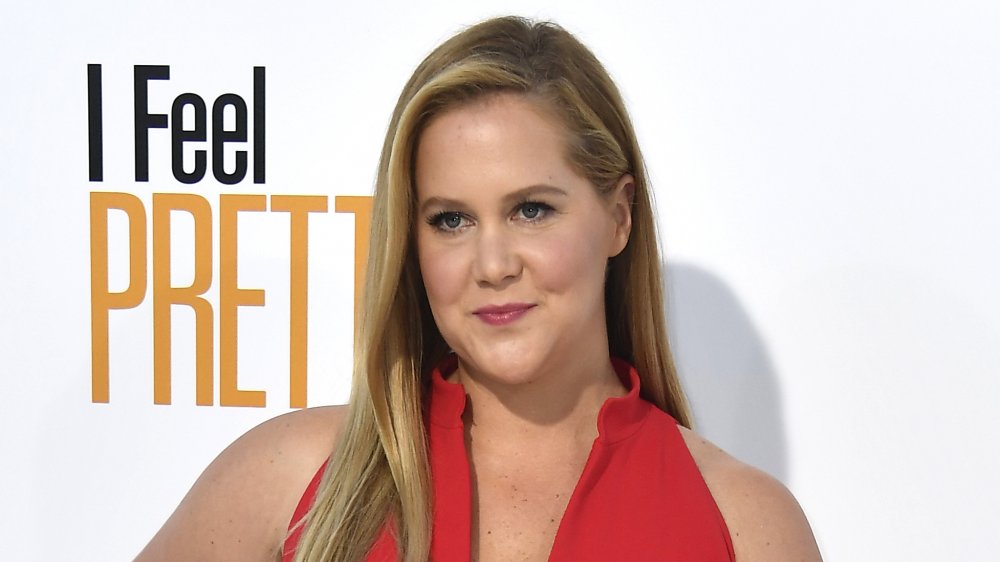 Amy Schumer at I Feel Pretty promo event