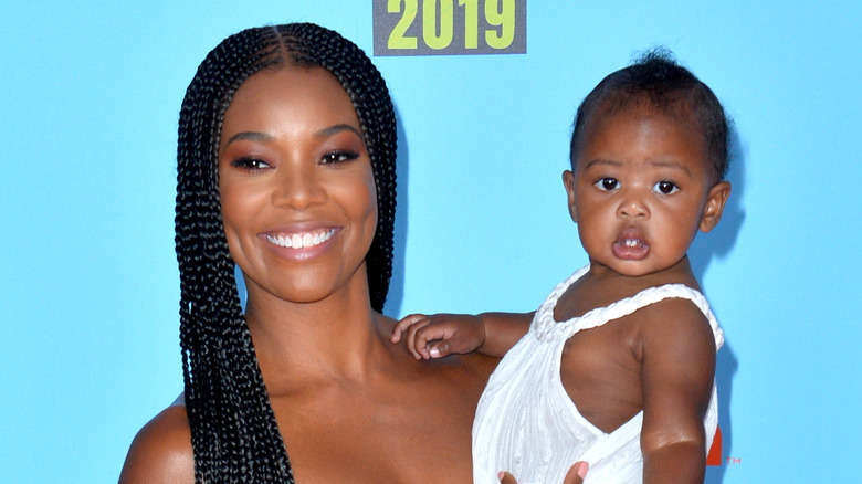 Gabrielle Union and baby Kaavia on the red carpet