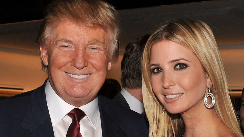 Donald Trump and Ivanka Trump smiling