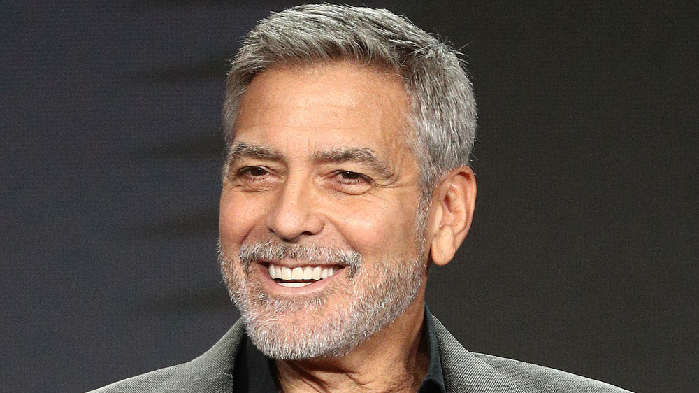 George Clooney smiling