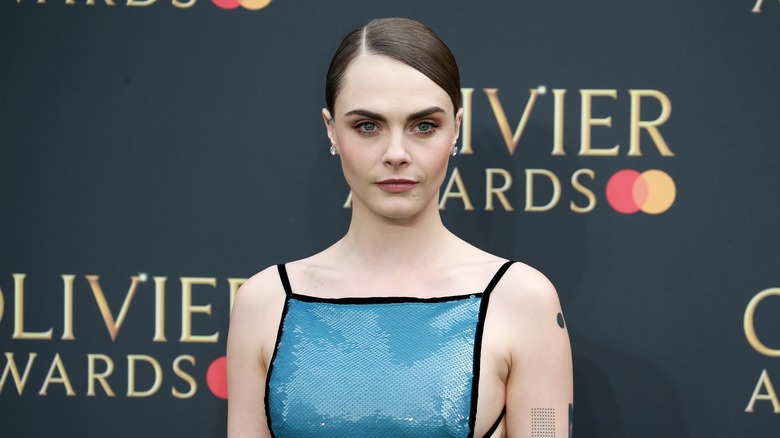 Cara Delevingne at Olivier Awards