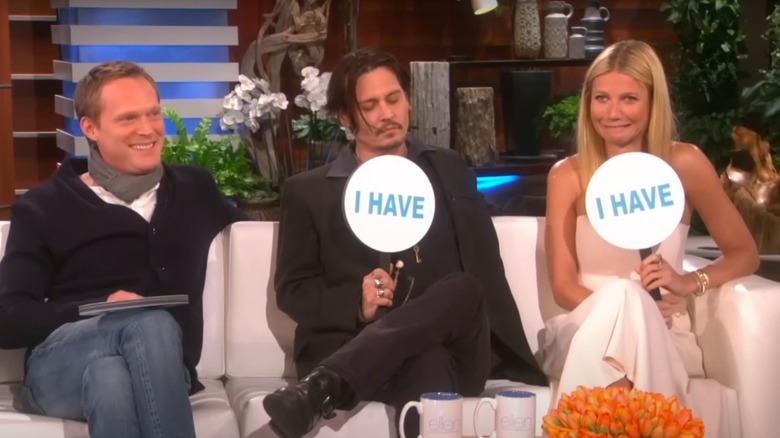 Paul Bettany, Johnny Depp and Gwyneth Paltrow on The Ellen DeGeneres Show 