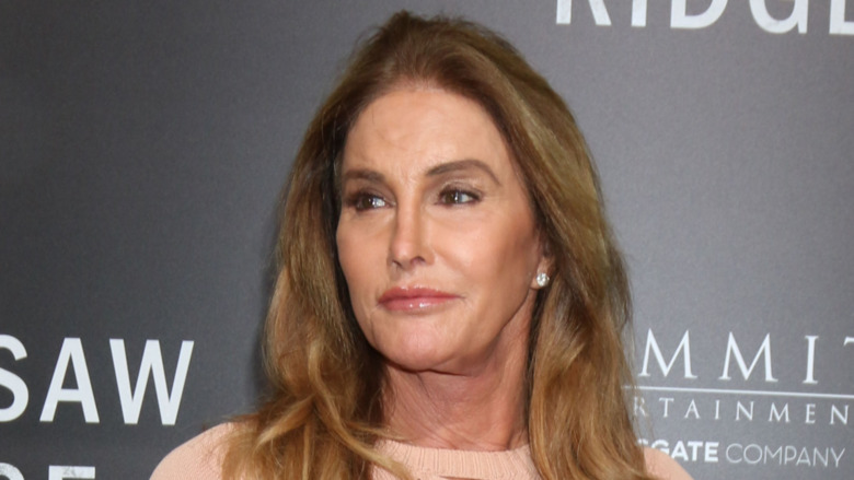 Caitlyn Jenner with a serious expression