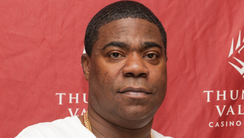 Tracy Morgan with a serious expression