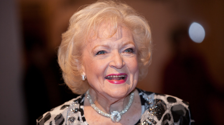 Betty White smiling