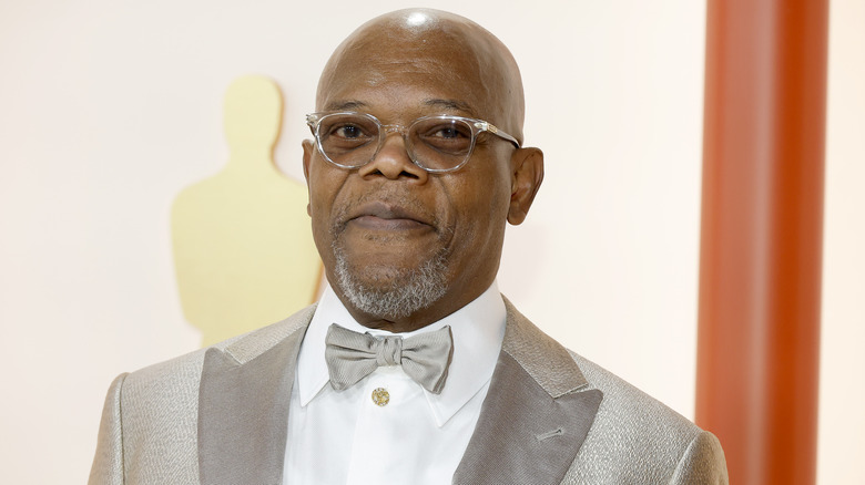 Samuel L. Jackson posing