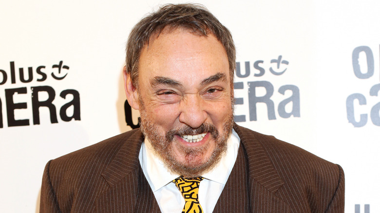 John Rhys-Davies smiling 