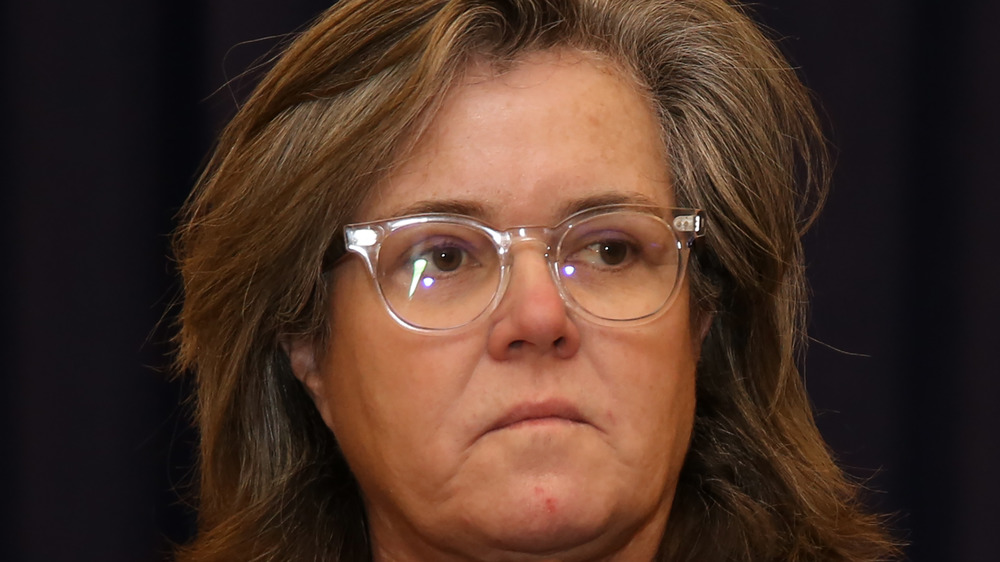 Rose O'Donnell with clear eyeglasses