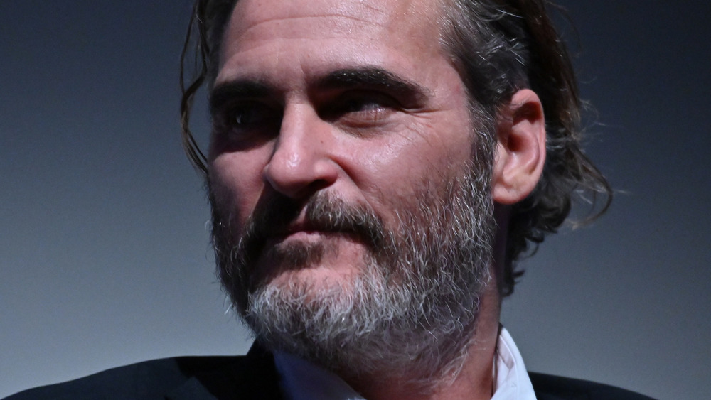 Joaquin Phoenix looking away