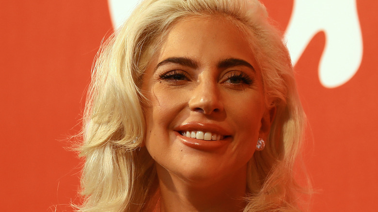 Lady Gaga smiling