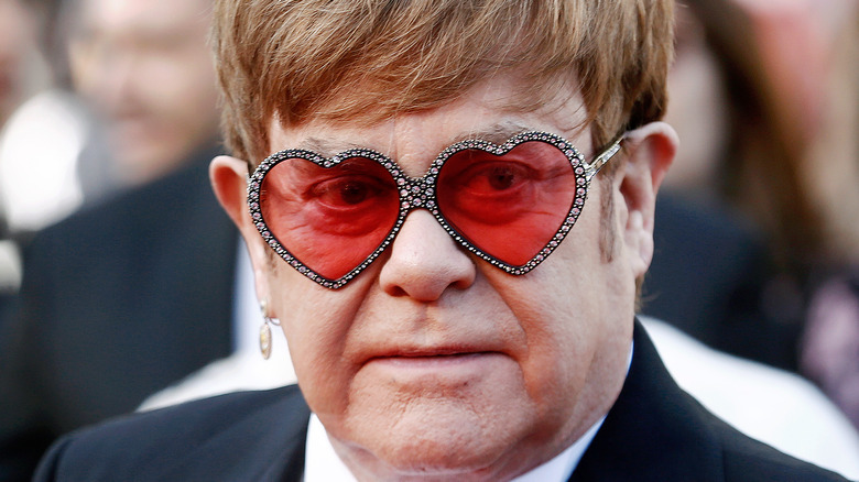 Elton John on red carpet
