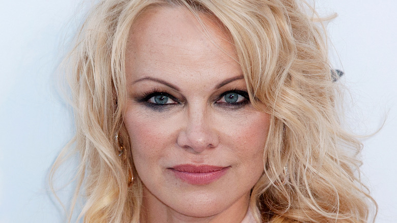 Pamela Anderson on red carpet