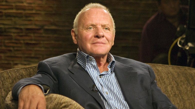 Anthony Hopkins sitting