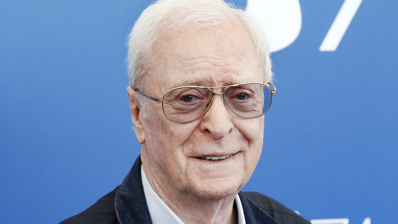 Michael Caine looking at camera