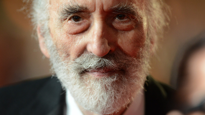 Christopher Lee looking ahead