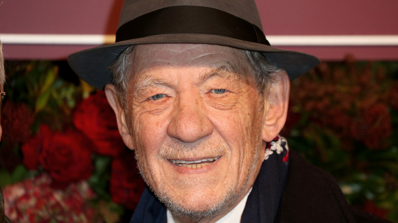 Ian McKellen smiling