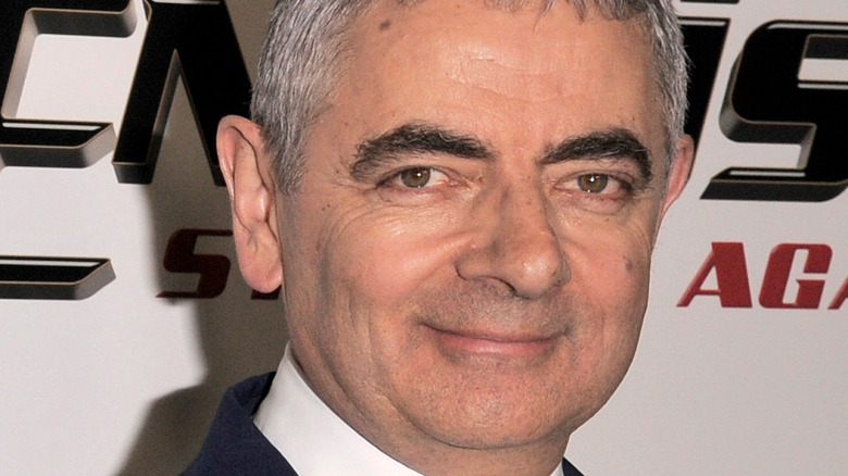 Rowan Atkinson smiling