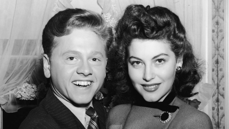 Mickey Rooney and Ava Gardner