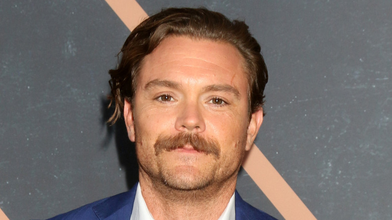 Clayne Crawford with mustache