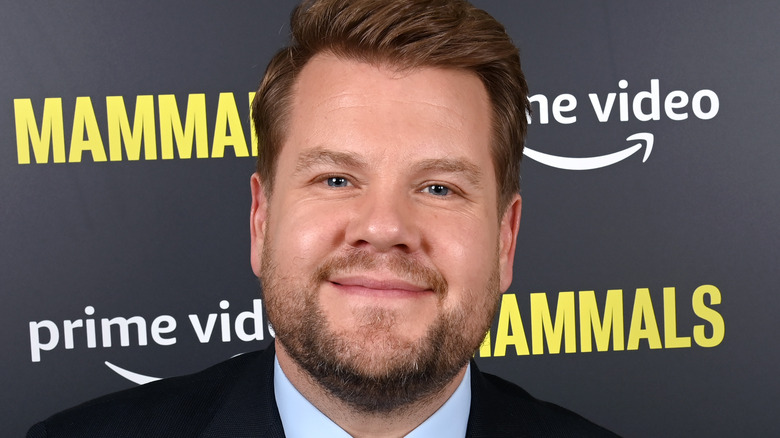 James Corden smiling Mammals premiere