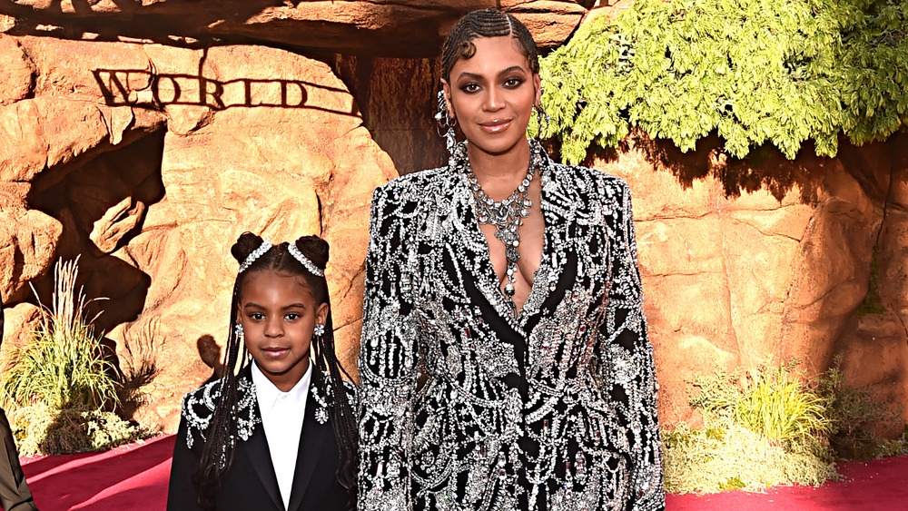 Beyoncé and Blue Ivy at the Lion King premiere