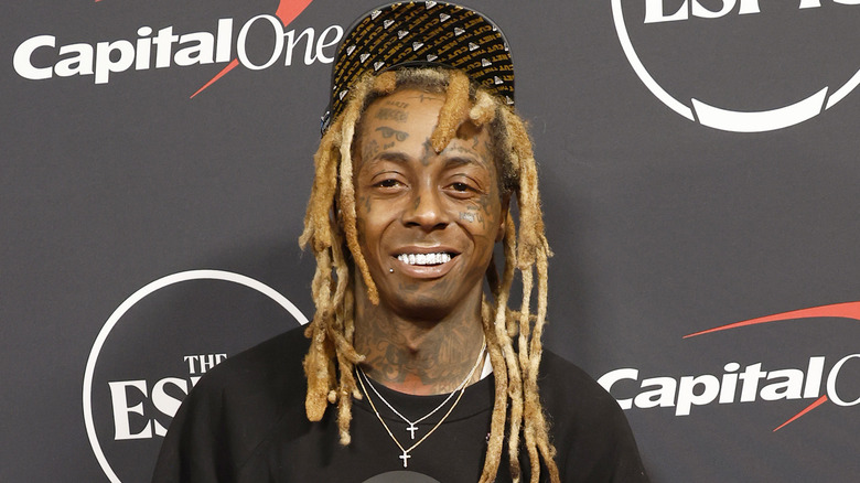 Lil' Wayne smiling