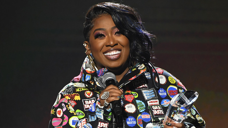 Missy Elliott smiling