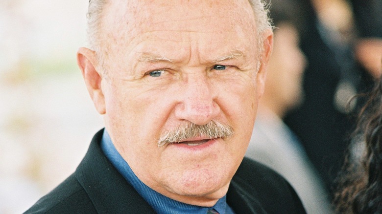 Gene Hackman looking grumpy