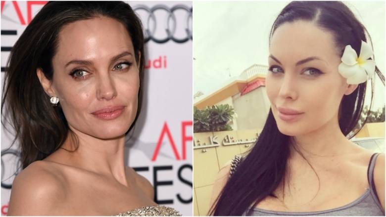 marta milans strongly resembles angelina jolie