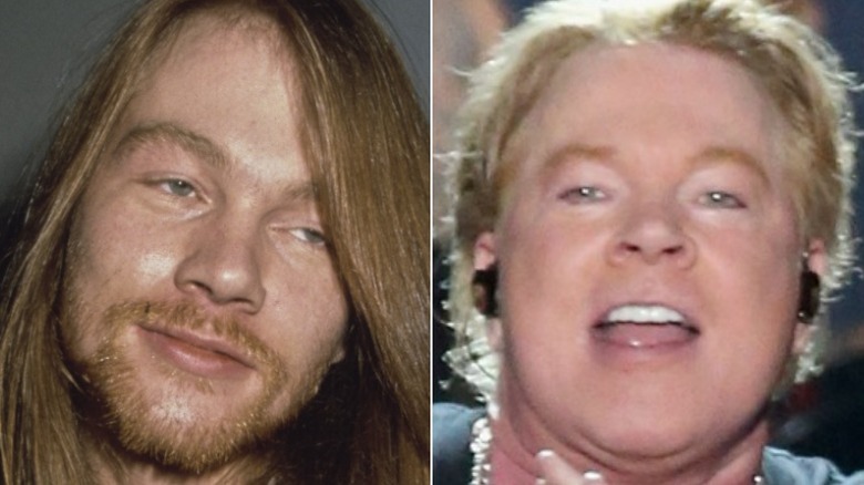 Axl Rose split image