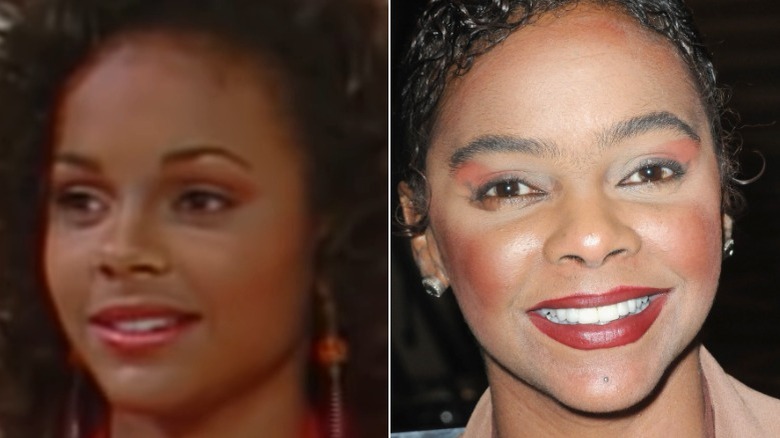 Lark Voorhies split image